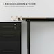 image 5 of Vinsetto Height Adjustable Electric Standing Desk with 4 Memory Preset Black