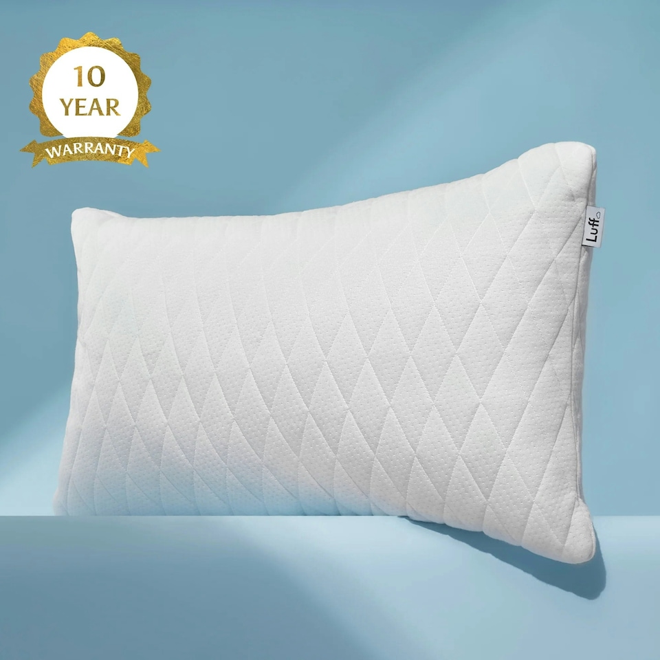 image 1 of Luff Prestige Adjustable Bamboo Pillow White