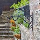 image 2 of Marco Paul Black Steel Wall Mounted Hook 16"