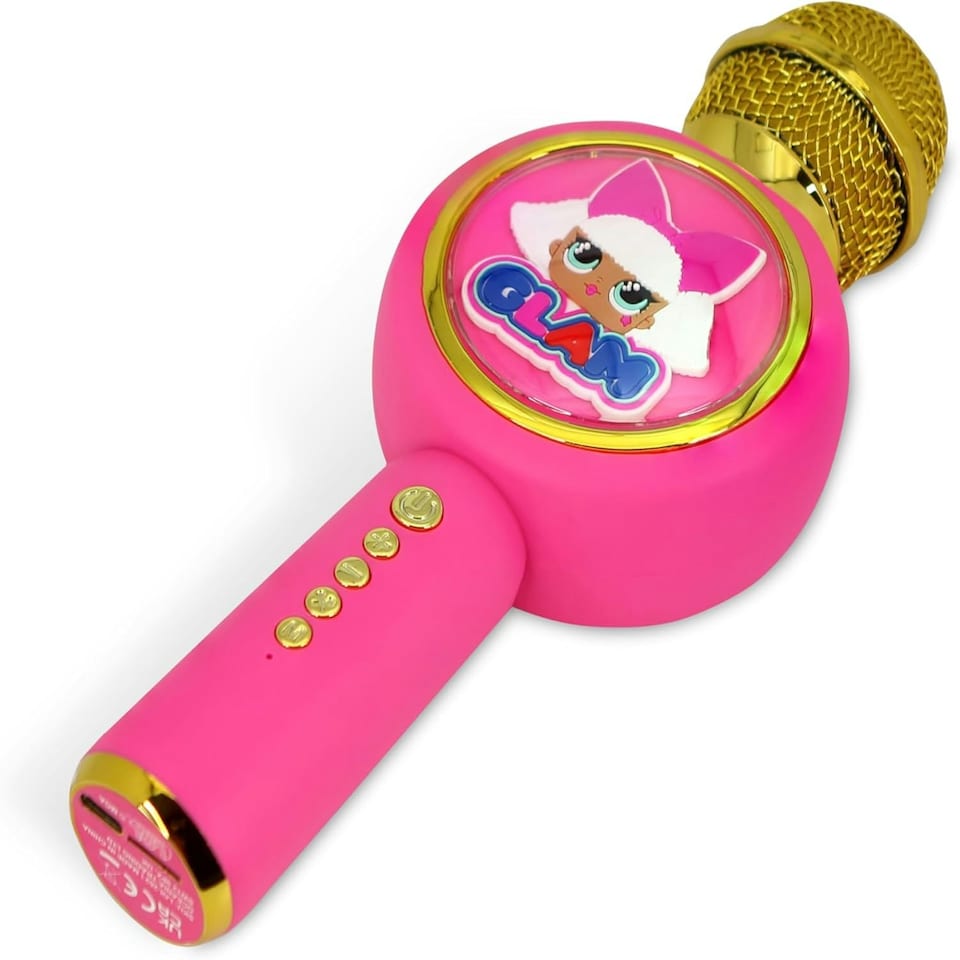 image 1 of L.O.L. Surprise! Glam Karaoke Microphone and Wireless Speaker with LED Lights