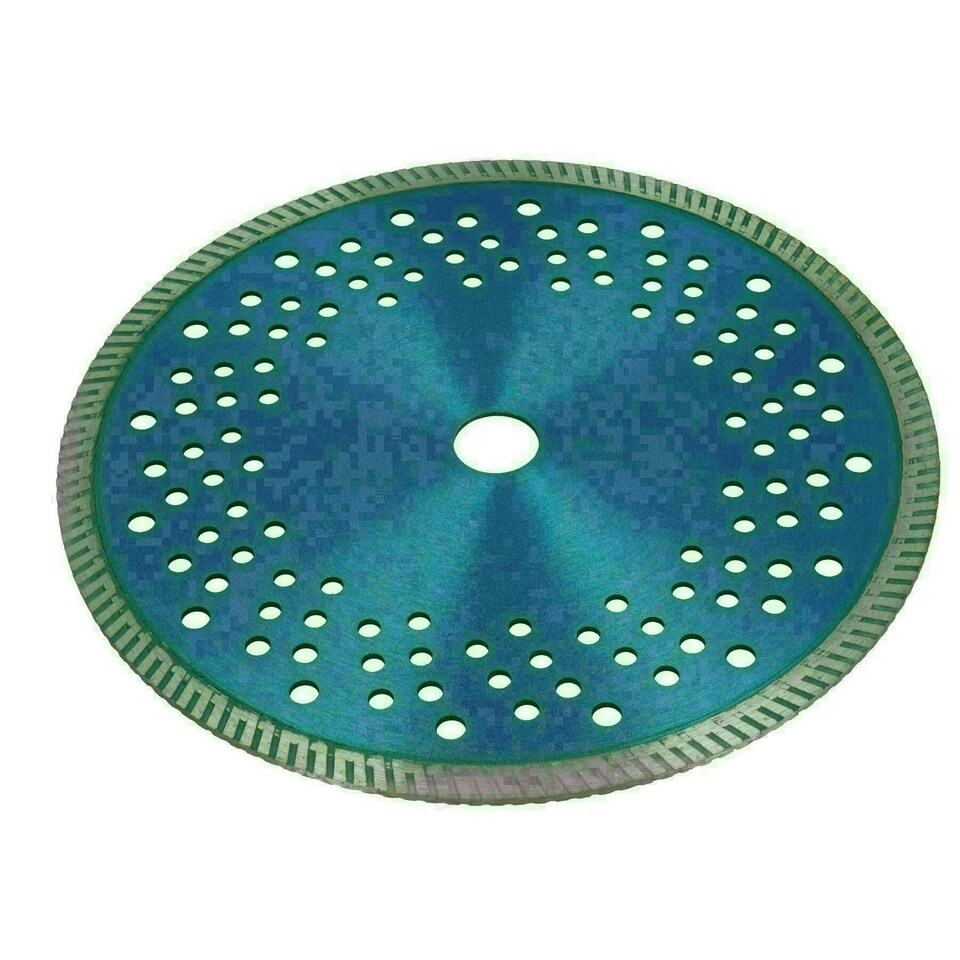 image 1 of 9in / 230mm Dry and Wet Turbo Cutting Disc Porcelain Ceramic Granite Marble 2pk