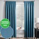 image 1 of Enhanced Living Matrix Teal 66 x 90 inch (168x229cm) Tape Top Thermal Noise reducing Dim Out Curtains (PAIR)