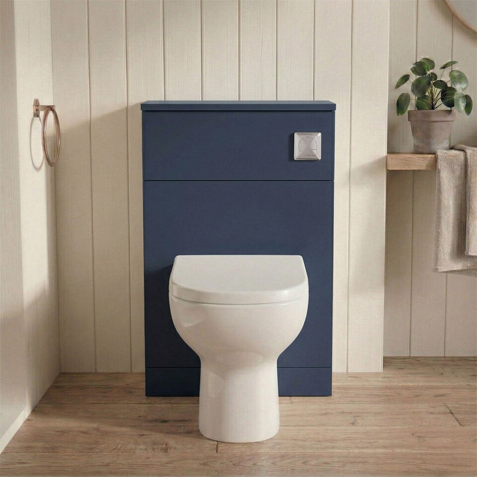 image 1 of Balterley Contemporary Compact WC Toilet Unit | Blue | Indigo Blue | 260 x 502 x 818mm