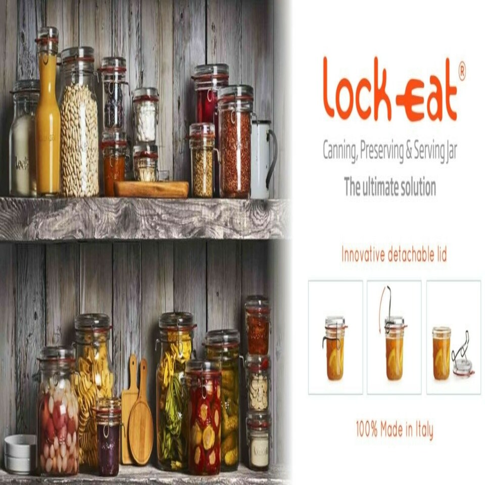 image 1 of Luigi Bormioli Lock-Eat Glassware Set, 3pce