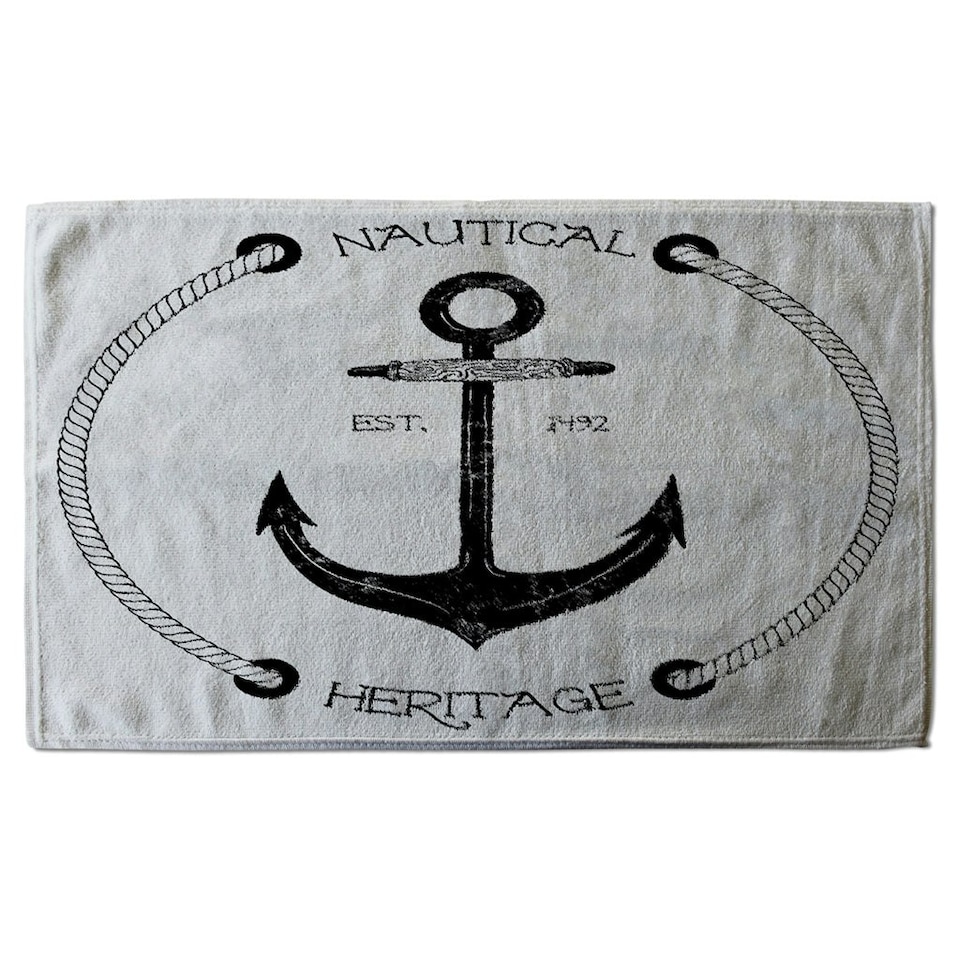 image 1 of Nautical Anchor (Kitchen Towel)