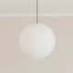 image 1 of ValueLights Isla White Paper Globe Ball Dome Easy Fit Ceiling 40cm Lamp Shade White