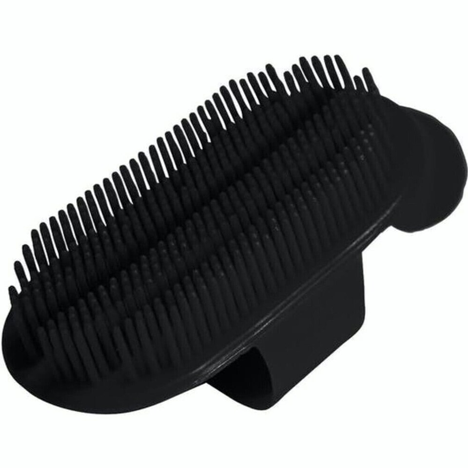 image 1 of Roma Sarvis Plastic Horse Curry Comb - Black - One Size