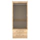 image 8 of Hampshire 2 Drawer Double Wardrobe in Nebraska Oak (Ready Assembled) | Brown | Nebraska Oak