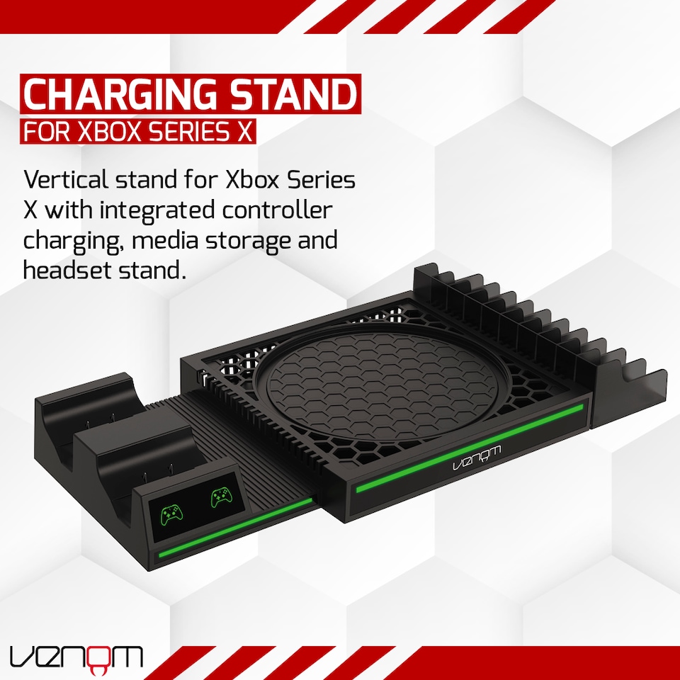 image 1 of Venom Xbox Series X Console Station and Charging Dock