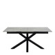 image 2 of Heaven Extendable Dining Table with Ceramic Grey Top 168cm