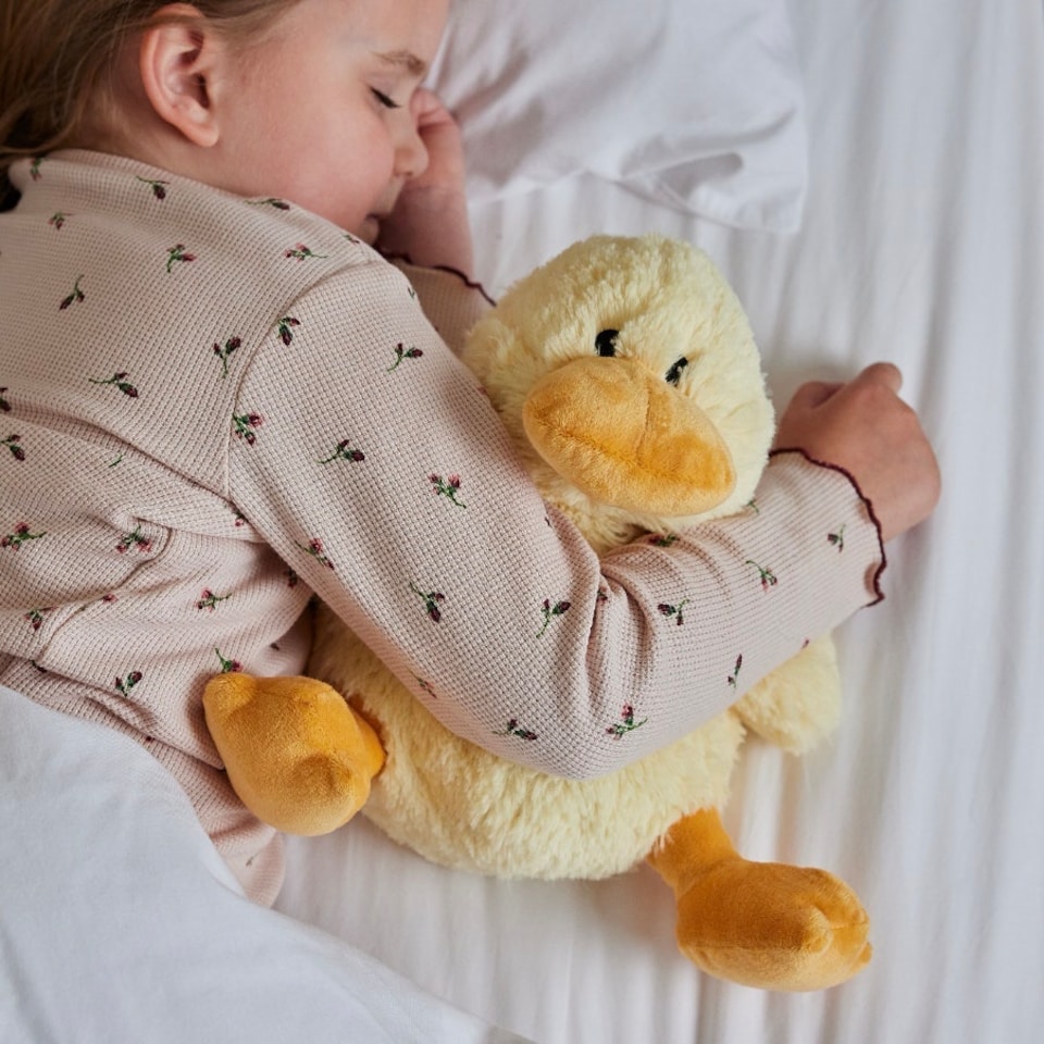 image 1 of Warmies Plush Chick Microwavable Weighted Teddy