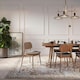 image 4 of KUKOON Beige Traditional Medallion Bordered Living Area Rug 60cm x 110cm Cream