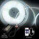 image 3 of 5 Meters Set of 24V Dotless COB Strip with 480 LEDsM Dimming Controller UK Adapter Plug 6500K