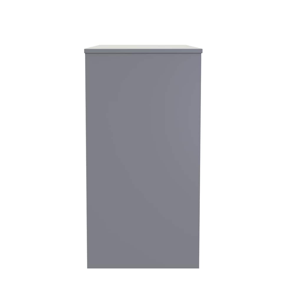 image 1 of Washington 3 Drawer Vanity in Dusk Grey (Ready Assembled) | Grey | Dusk Grey