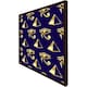 image 3 of Gold pyramid & eye of horus (Picture Frame) White | L