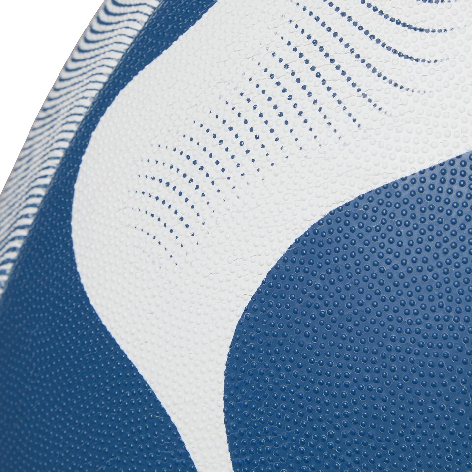 image 1 of Canterbury Unisex Thrillseeker Play Rugby Ball | Standard Grip | Training Ball, White/Blue, 4