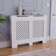 image 1 of Vida Designs Oxford Radiator Cover Painted MDF Cabinet, White, 111cm