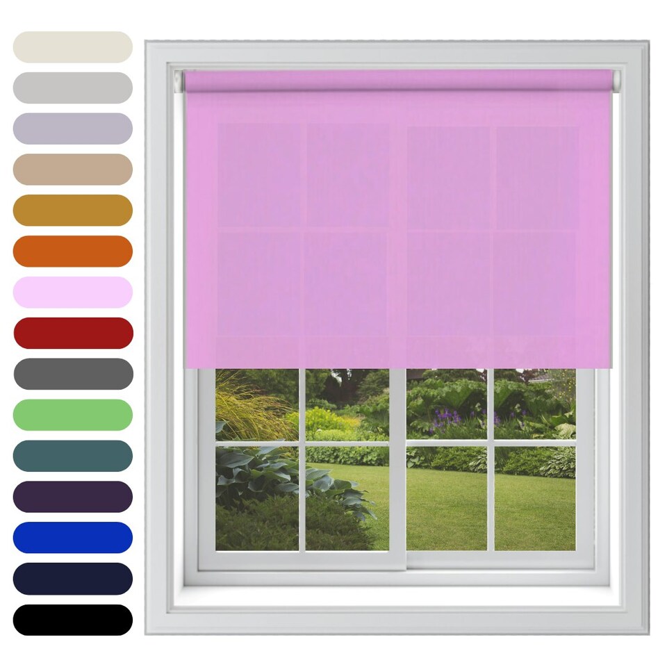 image 1 of Daylight Roller Blind 180cm x 160cm Pink