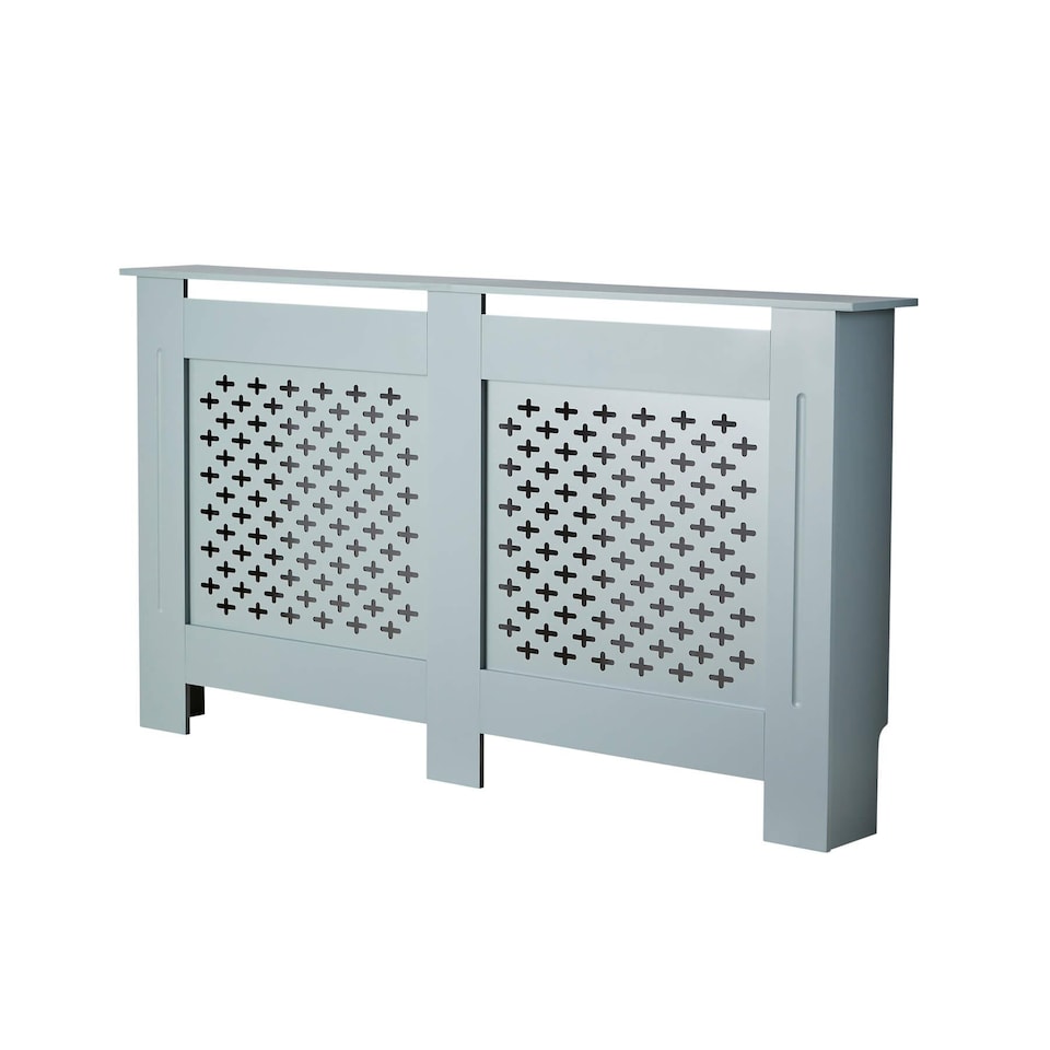 image 1 of Large Radiator Cover MDF Wooden Home Decorative Modern Design | Grey