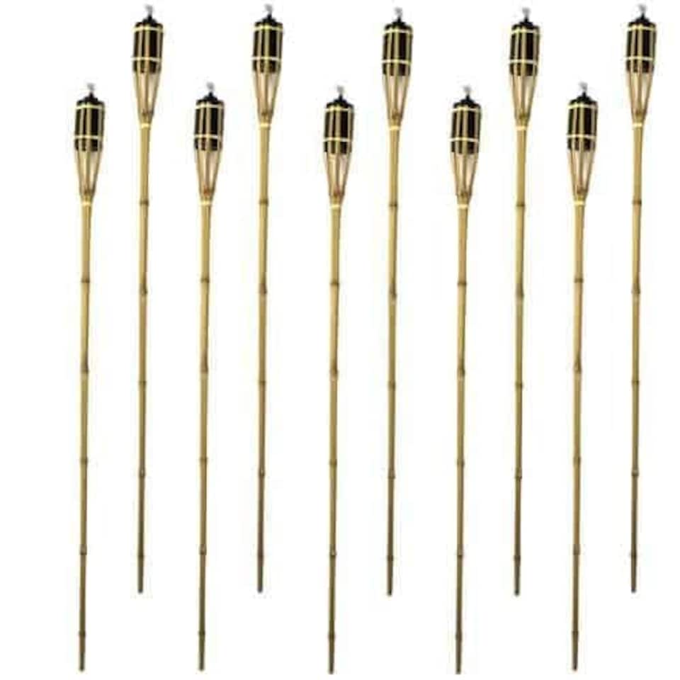 image 1 of Natural Bamboo Torch 120cm - Pack of 10