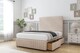 image 3 of Sloomy Madison Sand Naples Divan Bed With Mattress 2 Drawers Left Side With 54" Floor Standing Headboard & 12" Matching Footboard 6' Super King | Cream | Sand | Super King | 1