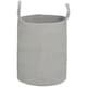 image 1 of HOMCOM 36L Cotton Rope Laundry Basket with Handles for Pillows Clothes Grey