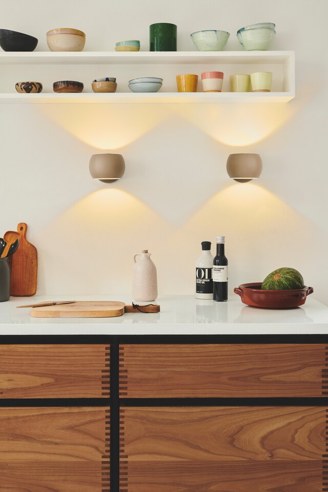 image 1 of Nordlux Belir Indoor Wall Light Brown Metal Sensor G9 Adjustable Head - Plug In or Mains Powered , IP20 | Brown | Brown