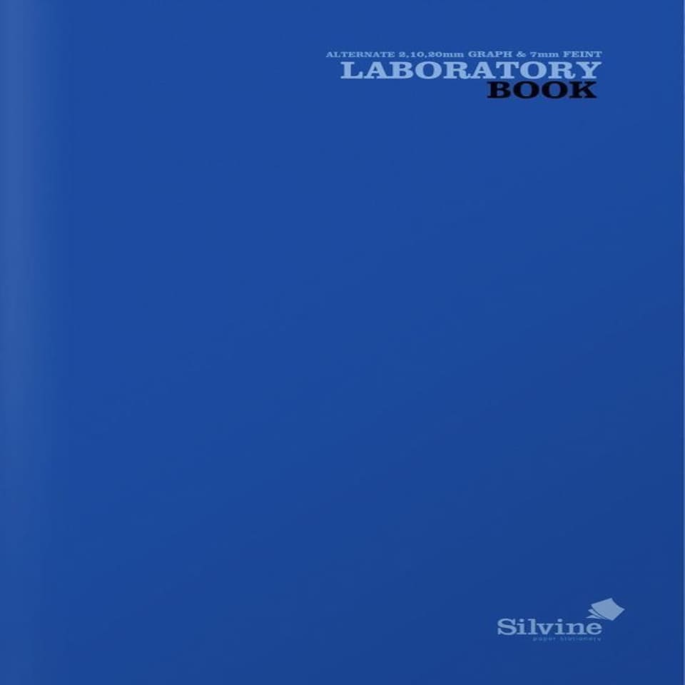 image 1 of Silvine A4 Laboratory Book 2,10,20mm Graph & 7mm Feint