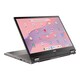 image 3 of ASUS Chromebook CB34 Flip CB3401FBA-LZ0347 Intel Core i7-1255U 8GB RAM 256B SSD 14-Inch WUXGA Touchscreen Chrome OS Laptop - Zinc - 90NX05R1-M00CP0