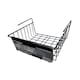 image 1 of Buckingham Premium Under Shelf Basket Organise Tidy Storage Rack High End, Steel, Black, 29 cm