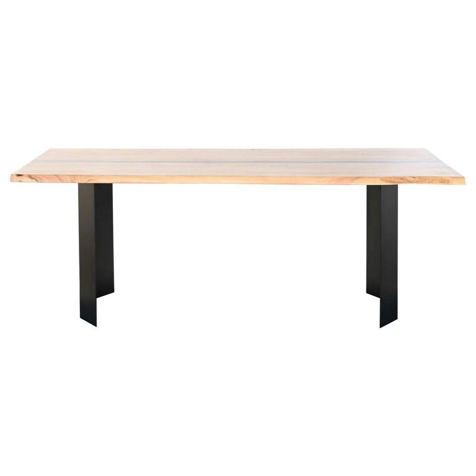 image 1 of Dining Table Home ESPRIT Metal Acacia 200 x 100 x 76 cm N/A