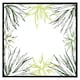 image 1 of Green leaf border (Picture Frame) Black | XS