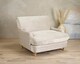 image 4 of Plumpton Chair - Velvet - L109 x W106 x H84 cm - Beige