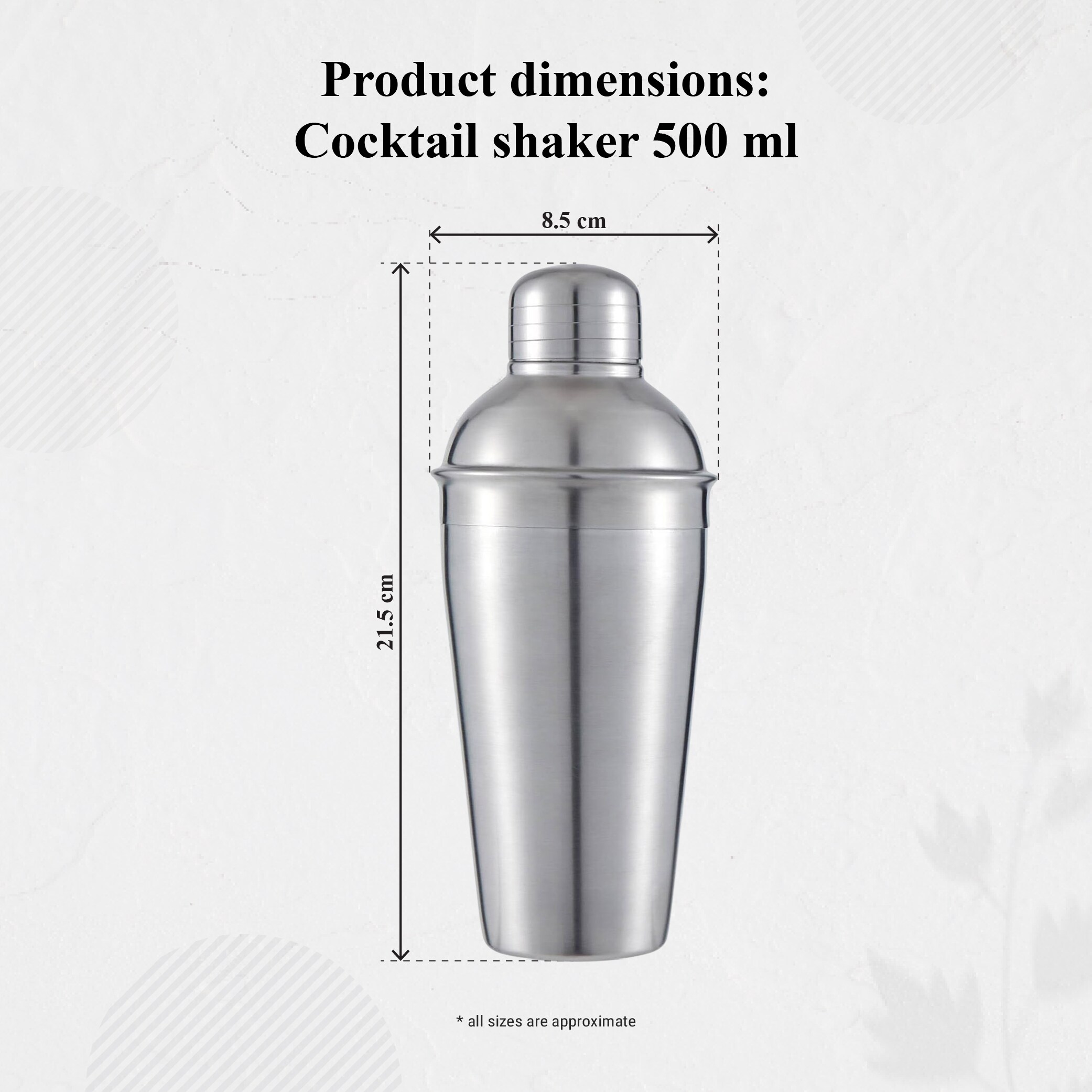 Shaker cocktail - Collabo TIN oN TIN acier inoxydable - 28oz/18oz - avec gravure - cuivré - Limited Edition