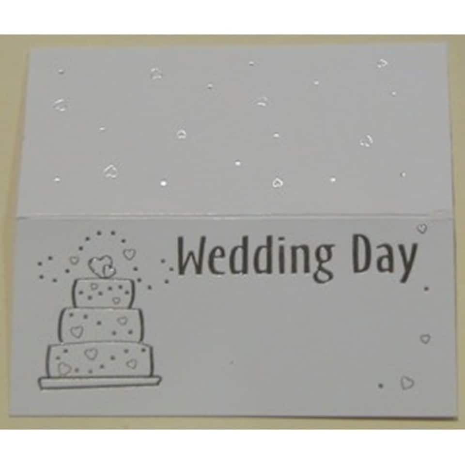 Wedding Cake White Place Cards - Pack of 10