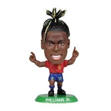 Spain Lamine Yamal SoccerStarz Football Figurine - Red/Blue/Green
