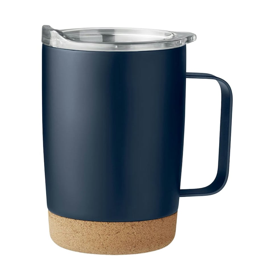 image 1 of MidOcean Ruby Double Wall 300ml Mug - French Navy - One Size