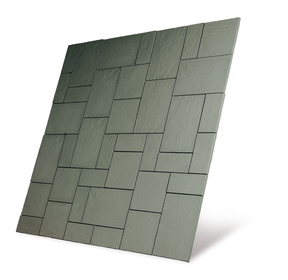 image 1 of Lakeland Paving Kit 5.76m2 Cumbrian Slate (2400 x 2400mm) - Bowland Stone - Garden Paving Kit