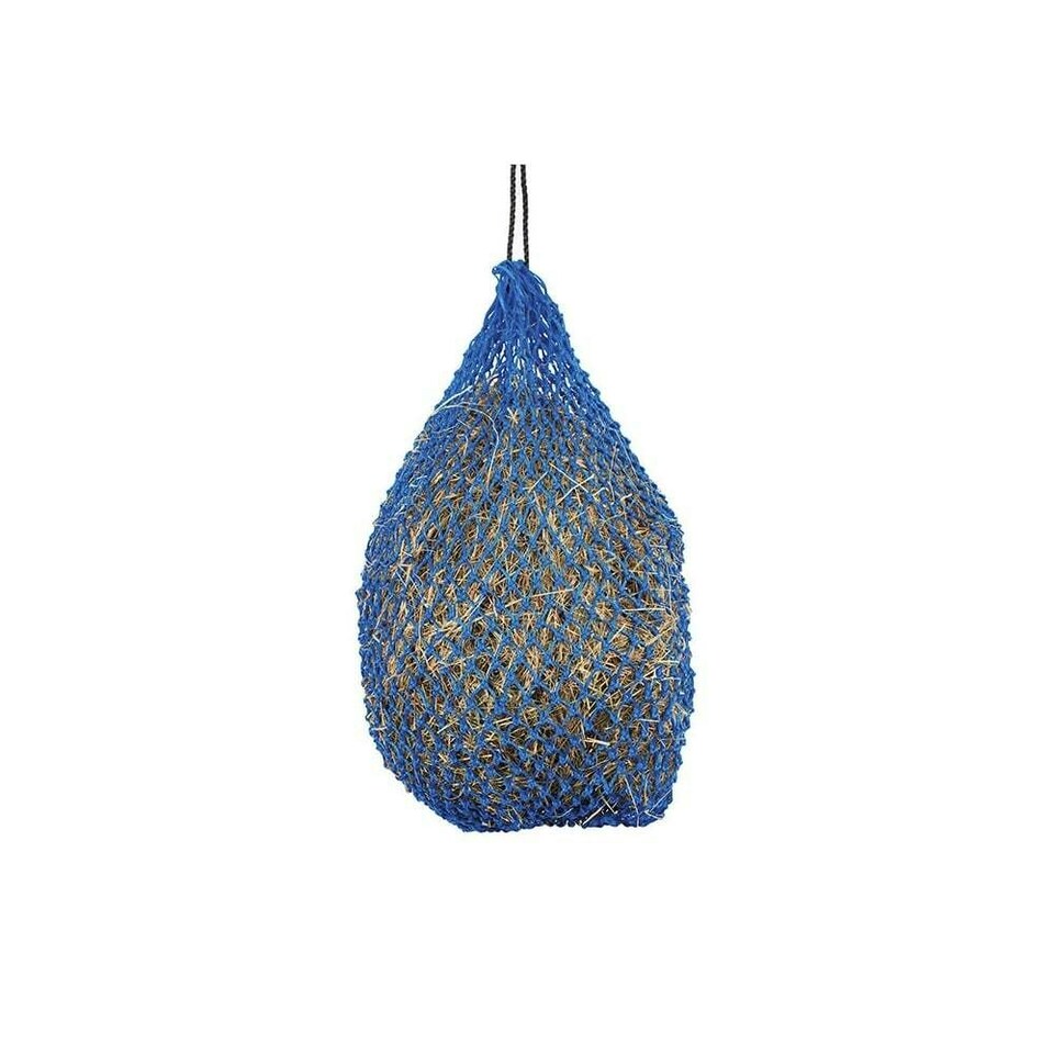 image 1 of Shires Greedy Horse Hay Net - Royal Blue - 39in