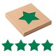 image 2 of MidOcean STARGUARD RPET Felt Coaster Set (Pack of 4) - Green - One Size
