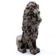 image 2 of Lion Plant Pot Feet - Set of 3 - L6 x W9 x H11 cm Grey