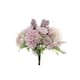 image 6 of Living and Home Artificial Bouquet Flower Home Wedding Decor - Purple