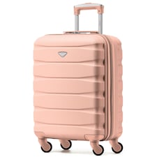 55x40x20cm Ryanair (Priority) TUI, Carry on Cabin Suitcase Hard Shell Approved for 60+ Airlines Pink | Rose | Cabin Bag