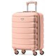 image 1 of 55x40x20cm Ryanair (Priority) TUI, Carry on Cabin Suitcase Hard Shell Approved for 60+ Airlines Pink | Rose | Cabin Bag