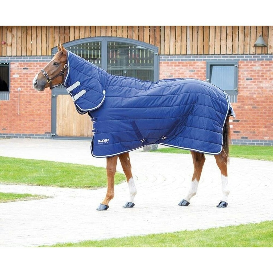 image 1 of Tempest Original 200 Combo Neck Horse Stable Rug - Navy - 4´
