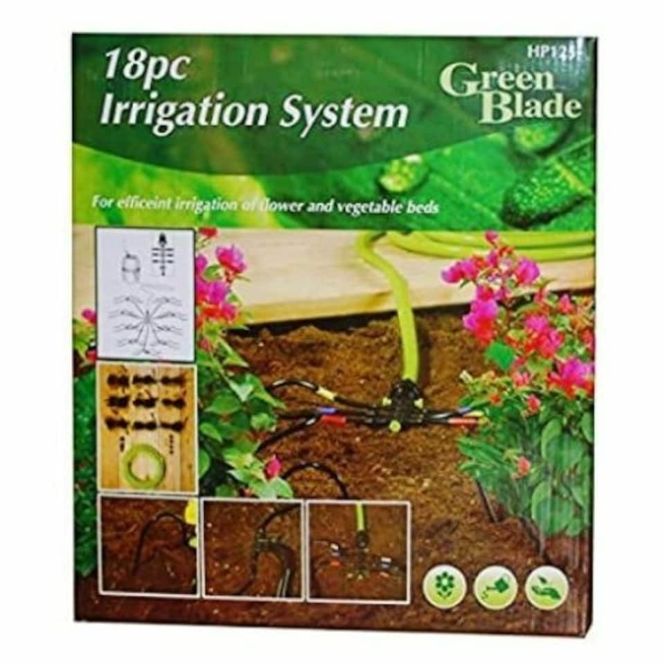 image 1 of Greenblade 18Pcs Watering Irrigation System Kit Garden Water Vegetable Flower