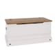 image 6 of Corona Storage Trunk - Solid Pine Construction with Metal Hardware and Practical Bedroom or Living Room Storage | White | White | One Size | 1