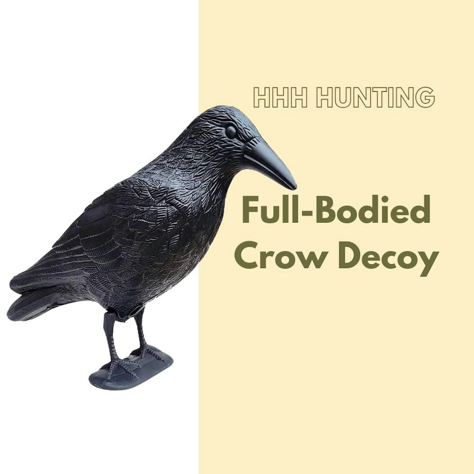 image 1 of Marco Paul Plastic Black Crow Scarer 36cm