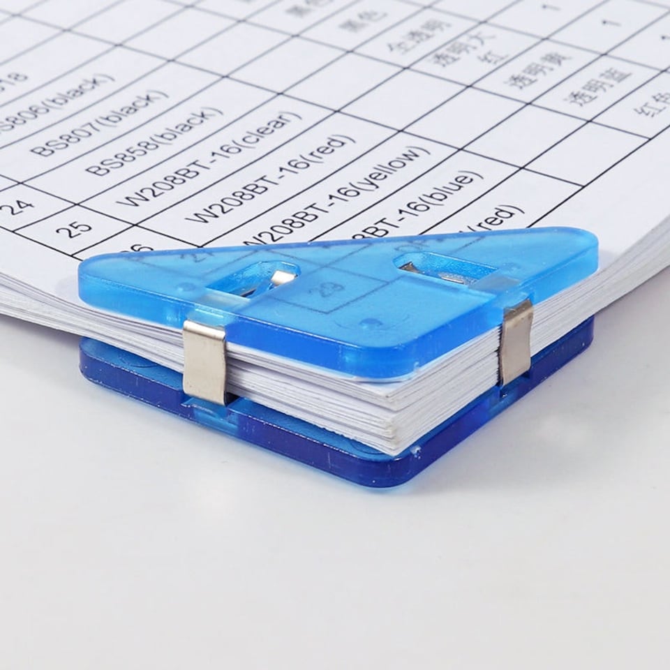 image 1 of Tub of 12 Book Corner Clips 39 x 39 x 52mm