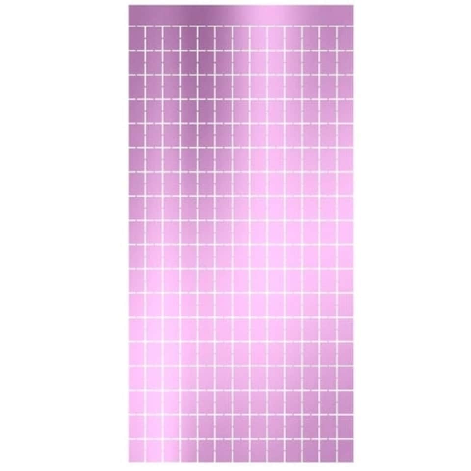 Baby Pink Foil Sequin Curtain Backdrop